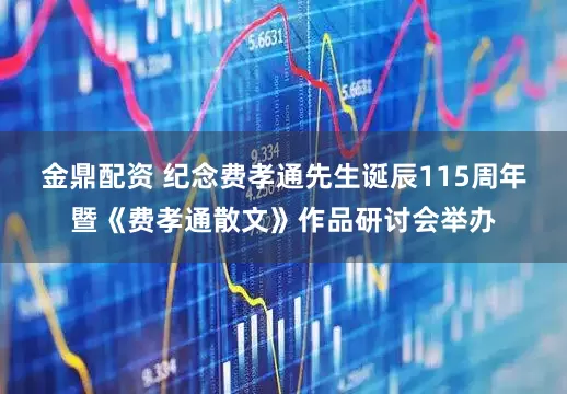 金鼎配资 纪念费孝通先生诞辰115周年暨《费孝通散文》作品研讨会举办